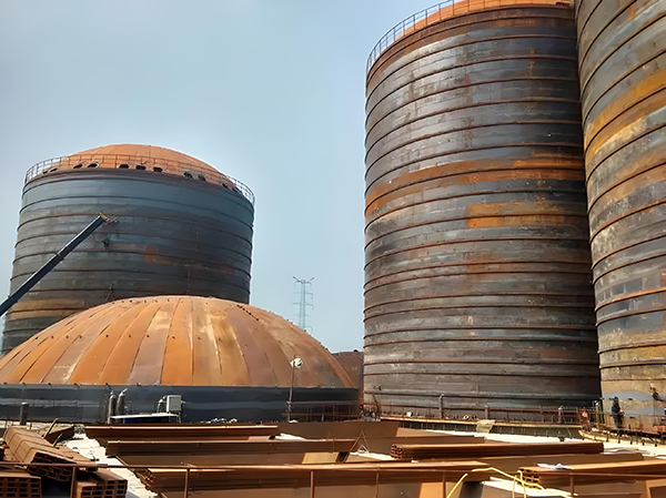 陇川焦粉钢板仓